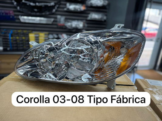 Focos Corolla 03-08 tipo fábrica