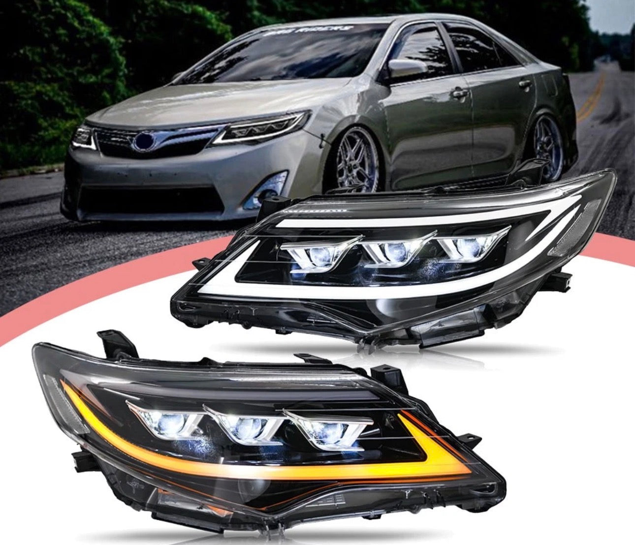 Focos 3 Lupas Camry 2012-2014